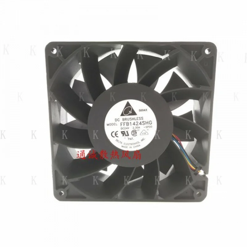 

C ДЛЯ Delta FFB1424SHG DC24V 2,30A 14050 14 см 4-проводной охлаждающий вентилятор с ШИМ