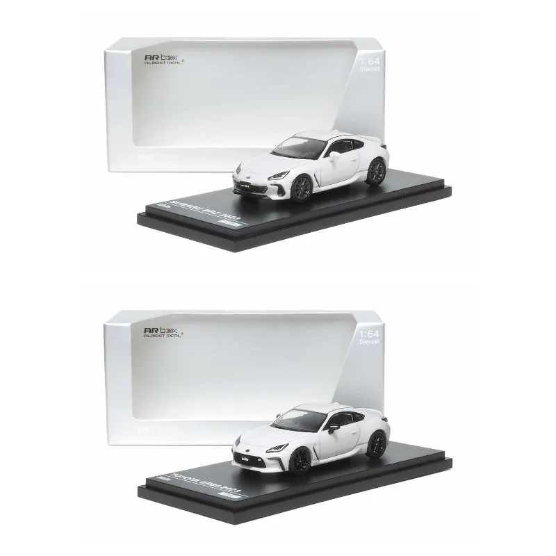 AR box 1:64 Toyota GR86 86 SUBARU BRZ 23 نموذج سيارة مصنوع من خليط معدني مصبوب، لعبة هدية لمهرجان الصبي، زخرفة قابلة للجمع للبالغين.