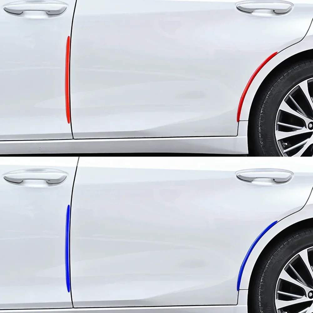 4 Stück 40cm Transparente Selbstklebende Antikollisionsstreifen Autotür-Rückspiegel-Stoßstangenschutz Universelles Auto-Außenzubehör – Detail 9