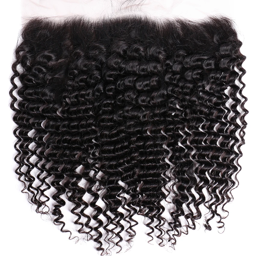 Lemoda 13x6 HD Transparent Lace Frontal Closure Curly 13x4 Lace Frontal 4x4 5x5 6x6 HD Swiss Lace Closure Human Hair Remy