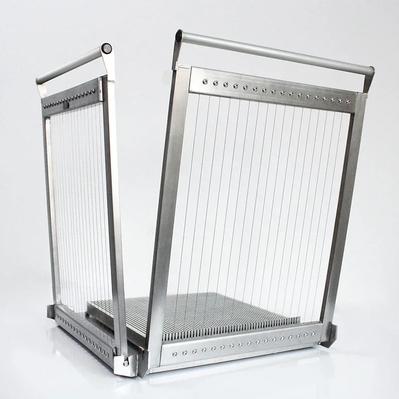 300*300mm Manual Caker Chocolate Cutting Machine, Stainless Steel Bar Cutter Chocolate Guitar Soft Sweets Cutter