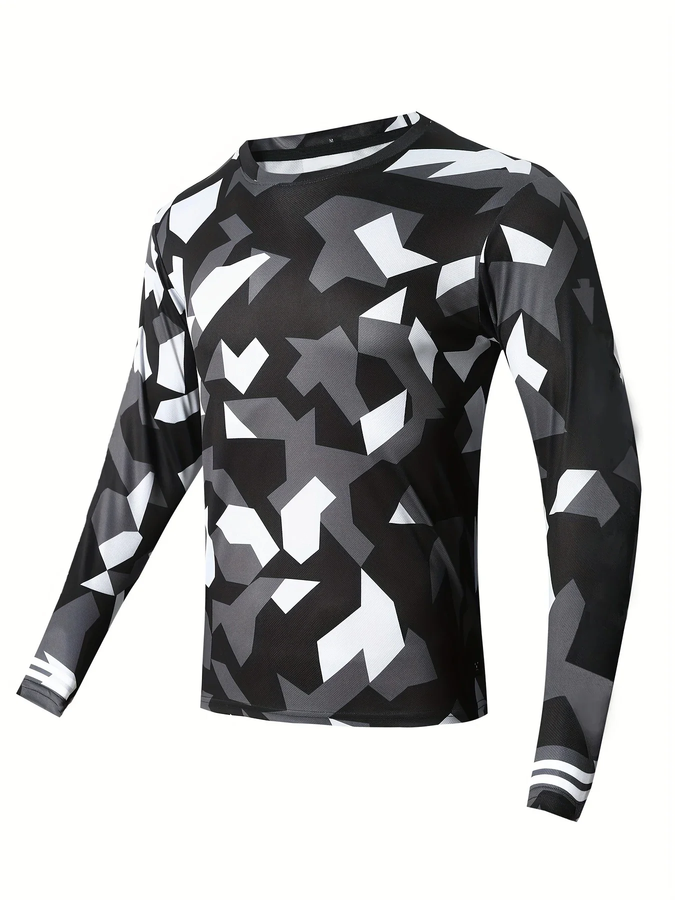 Men's Long Sleeve Cycling T-Shirt Quick-drying Comfy Off-road Motorsport Mountain Cycling Clothing