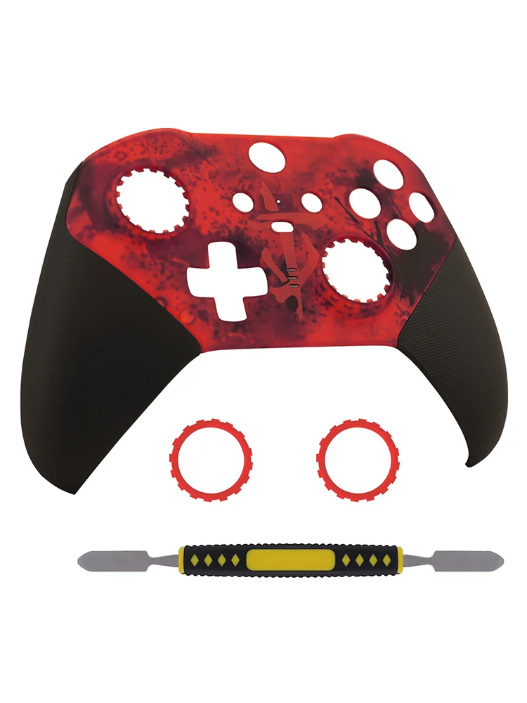 Coque de boîtier de remplacement pour Xbox Elite série 2, boîtier de plaque frontale arrière pour manette de jeu The Dark Age