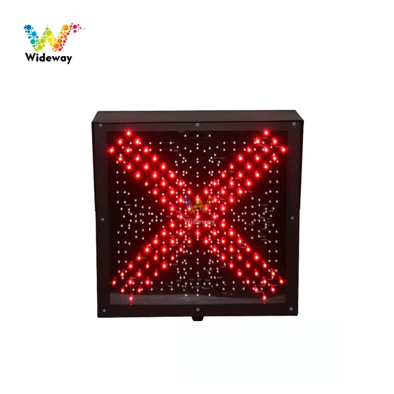 New 400mm Red Cross Green Arrow Toll Stop Go LED Traffic Sign Light On Sale