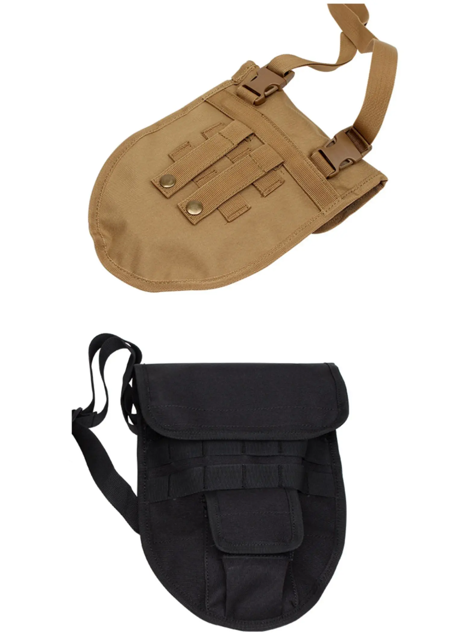 Outdoor Multifunctional Molle Shovel Bag Protective Cover Shovel Storage Bag Sundry Bag Inclined shoulder bag Waist Bag