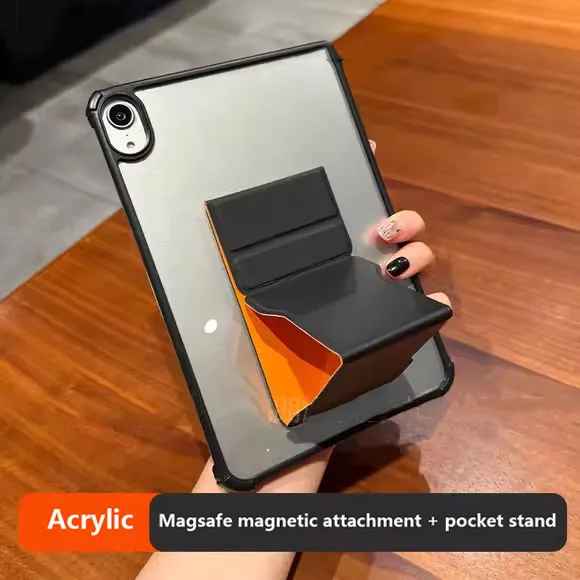 

Acrylic Case For iPad Pro 11 11th A16 2025 Air 11 7 6 5 Pro 13 12.9 10th 10.9 10.2 Air 13 Mini 7 6 Magnetic Pocket Holder Cover