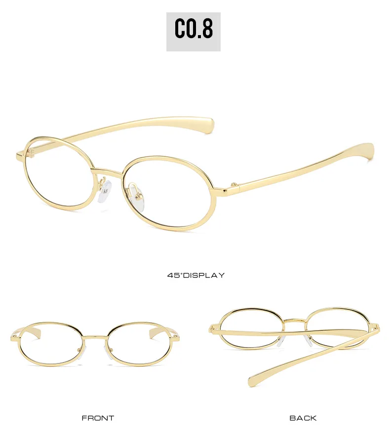 2025, Y2k-Sonnenbrille für Damen und Herren, oval, Punk-Stil, Metall, stilvoll, Sonnenschutz, UV400, Party, Straßenbrille – Detail 15
