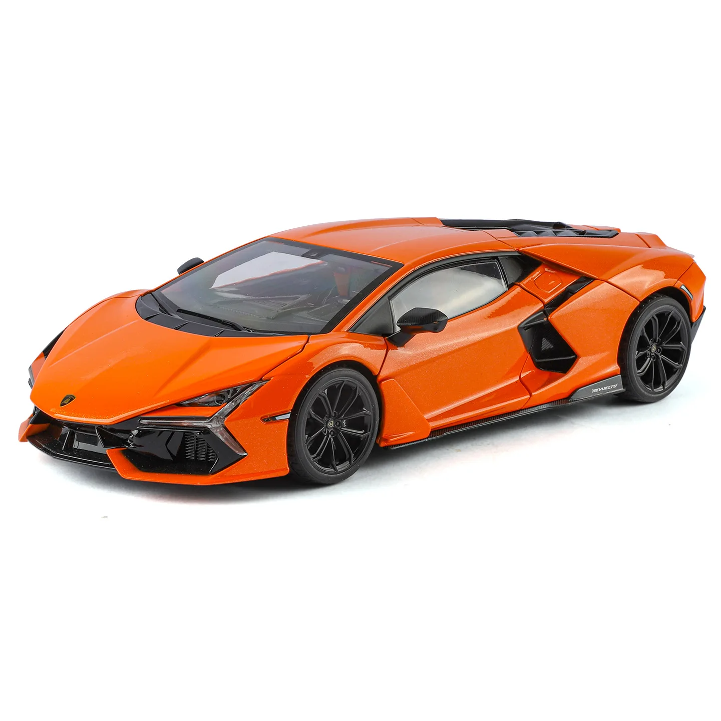 1:18 Lamborghini Revuelto Model Samochodu z Odlewu Stopu Metali z Efektami Dźwiękowymi i Świetlnymi Zabawki dla Dzieci Kolekcja Hobby Prezenty dla Chłopców i Dzieci