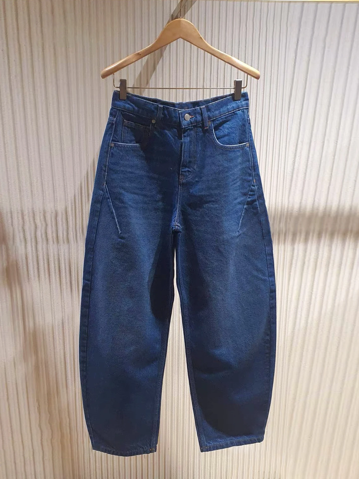 

M Home Nan You High End Women's Faion Casual High Waist Wide Leg Jeans Pants Autumn Winter New Sle Versatile Comfortable