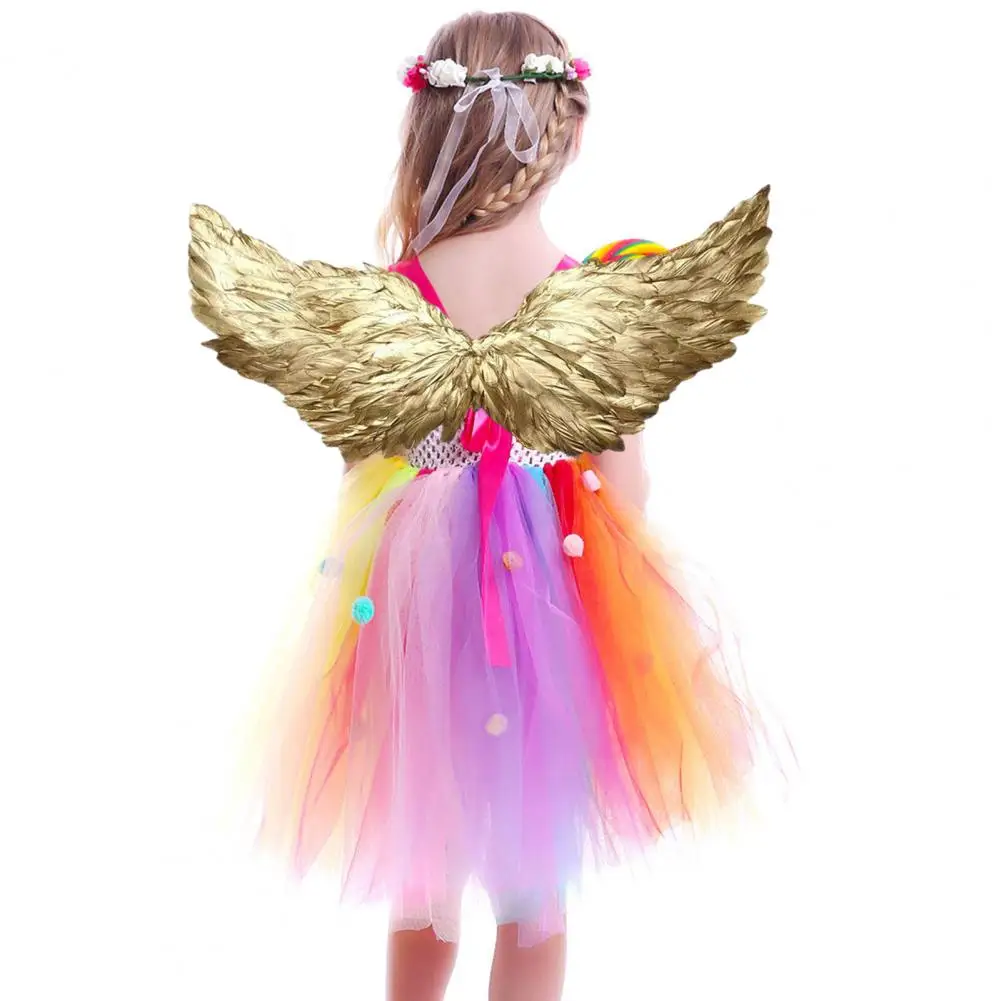 Adult Angel Wing Accessory Angel Wing Costume Elegant Gold Angel Wings for Adults Children Carnival Masquerade for Halloween