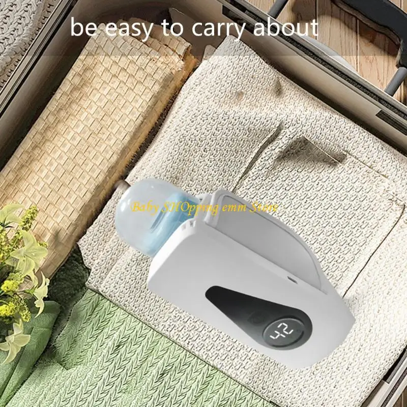 

23GD Rechargeable Bottle Warmer Portable Cordless Charging Milk Bottle Sleeve for Breastmilk and Formula Easy to Use