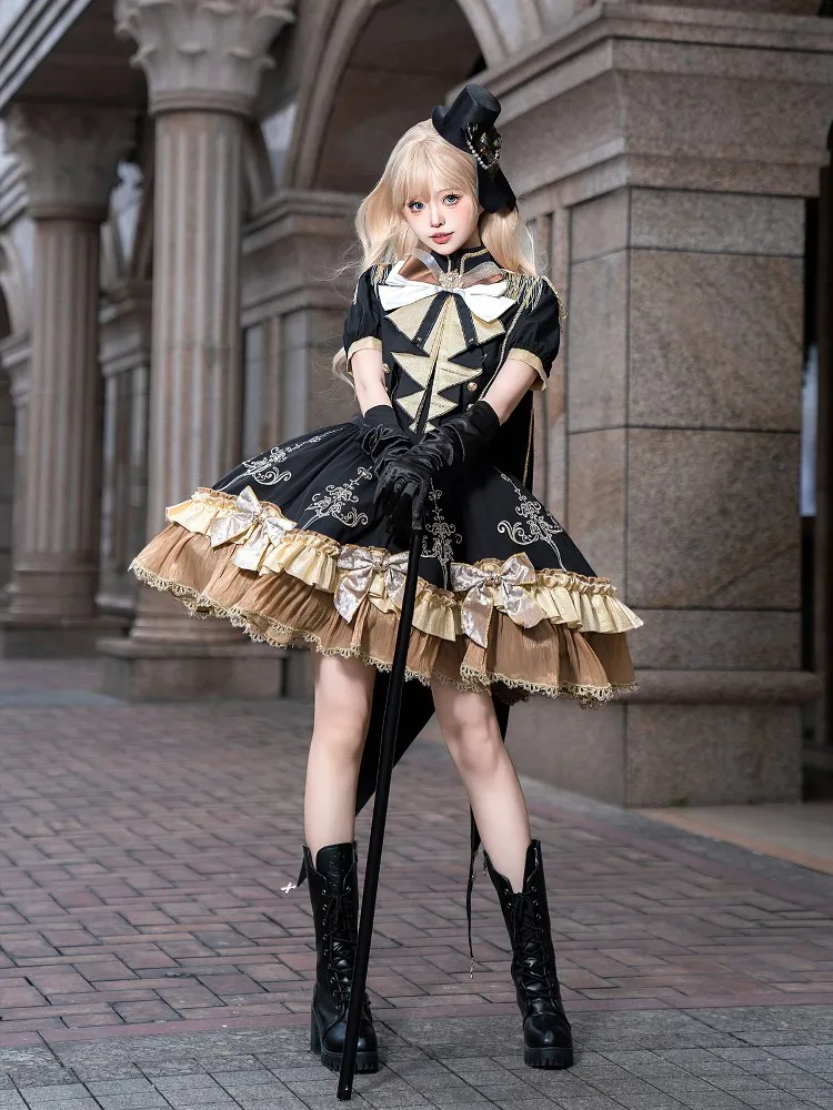 

New gilded vow short-sleeved dress