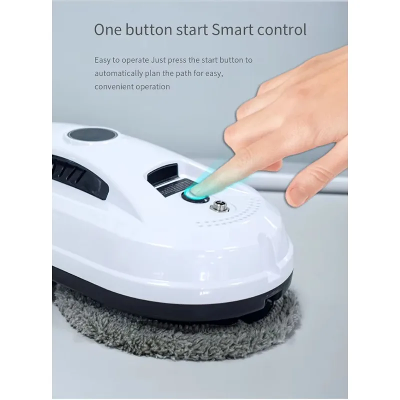 High-Level Indoor/Outdoor Window Cleaning Robot Glass Vacuum Cleaner Electric Solving Safety Hazards for High-Altitude Household