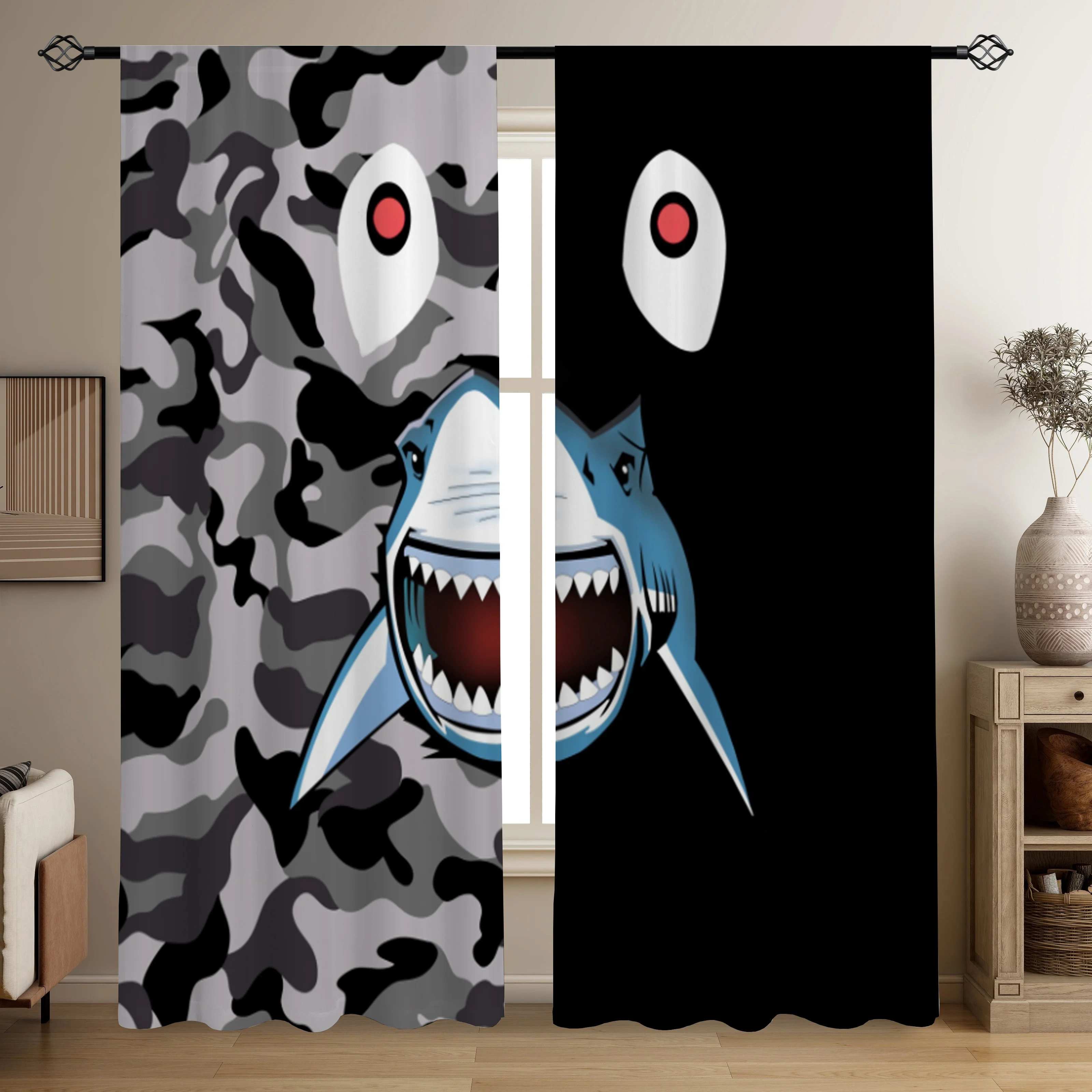 Camo Pattern Set - Zestaw zasłon z motywem kamuflażu i