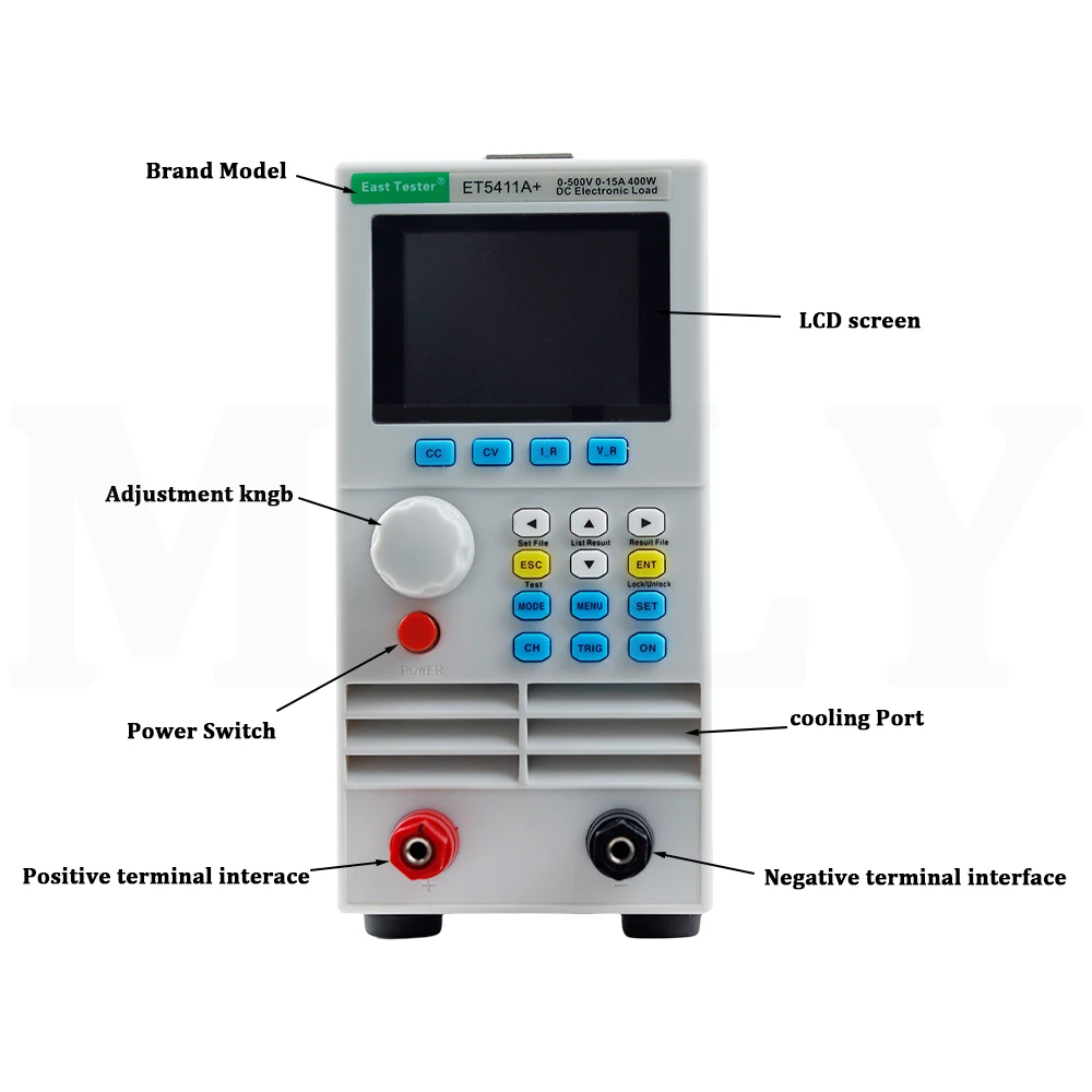 ET5410A ET5411A professzionális programmable Egyenáram Elektromos teherbírású Digitális kontroly Egyenáram teherbírású Elektronfizika Akkumulátor teszter teherbírású ET5420