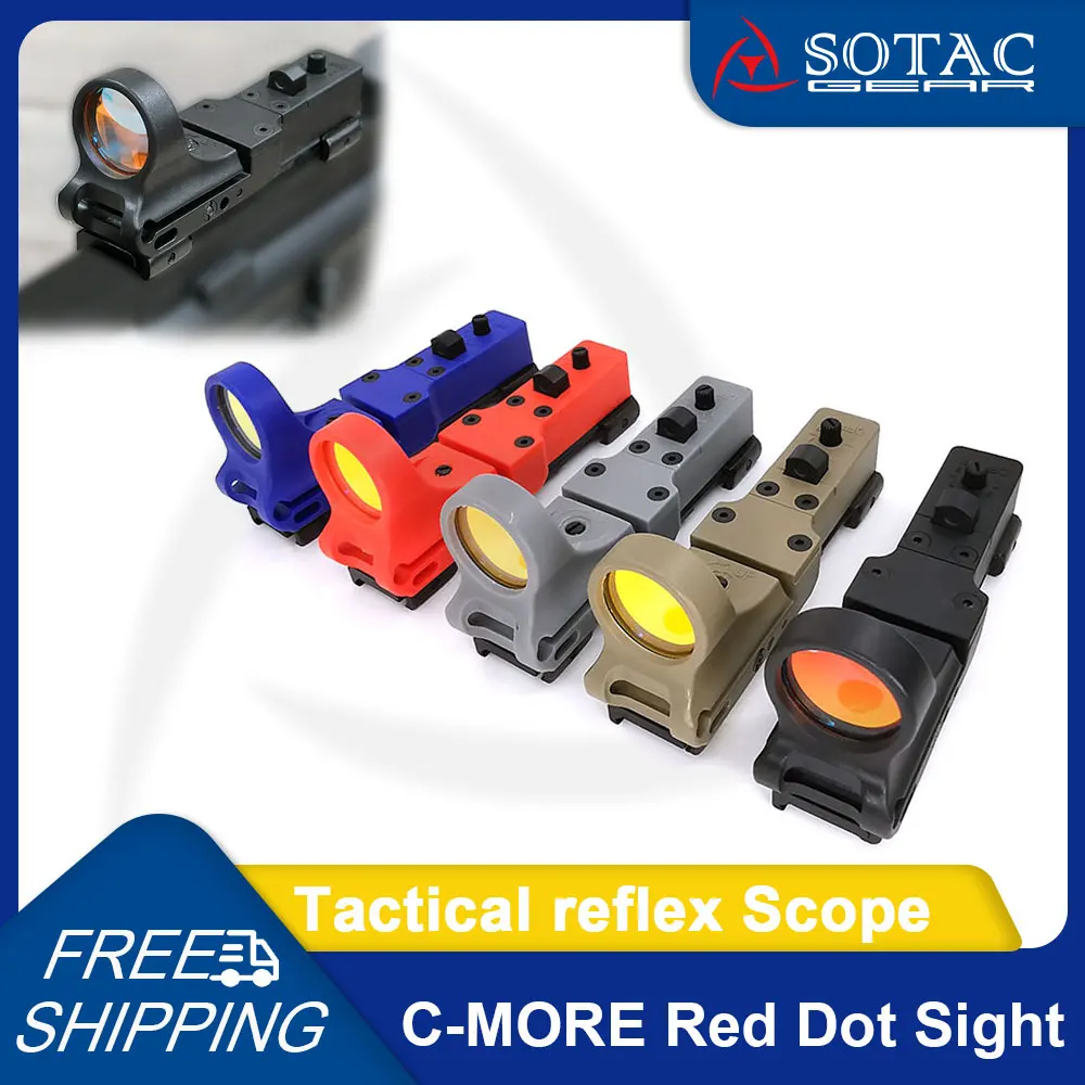 

Tactical Gear C MORE Red Dot Sight Scope Weapon Reflex Optics C-more Sights Hunting Accessories SOTAC