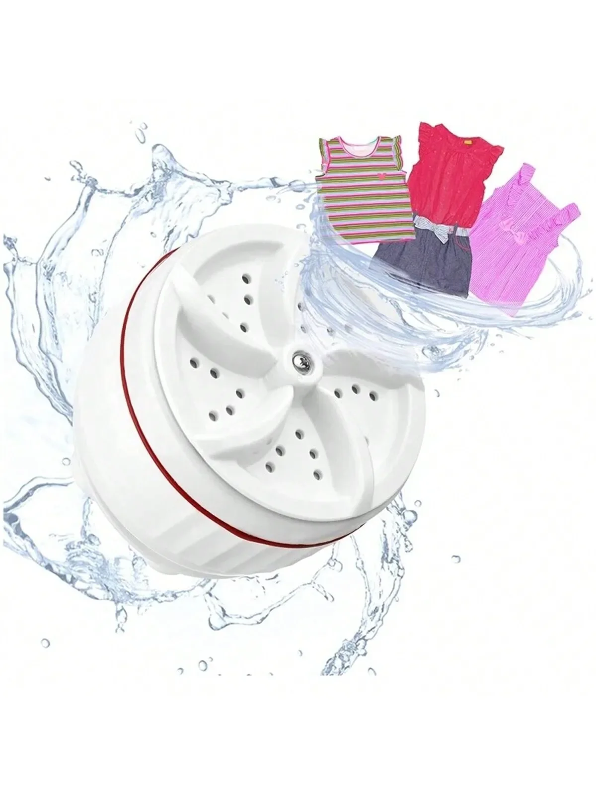 Mini-Waschmaschine, USB-Zwei-Wege-Rotationsturbine, tragbare Waschmaschine für Socken, Unterwäsche,