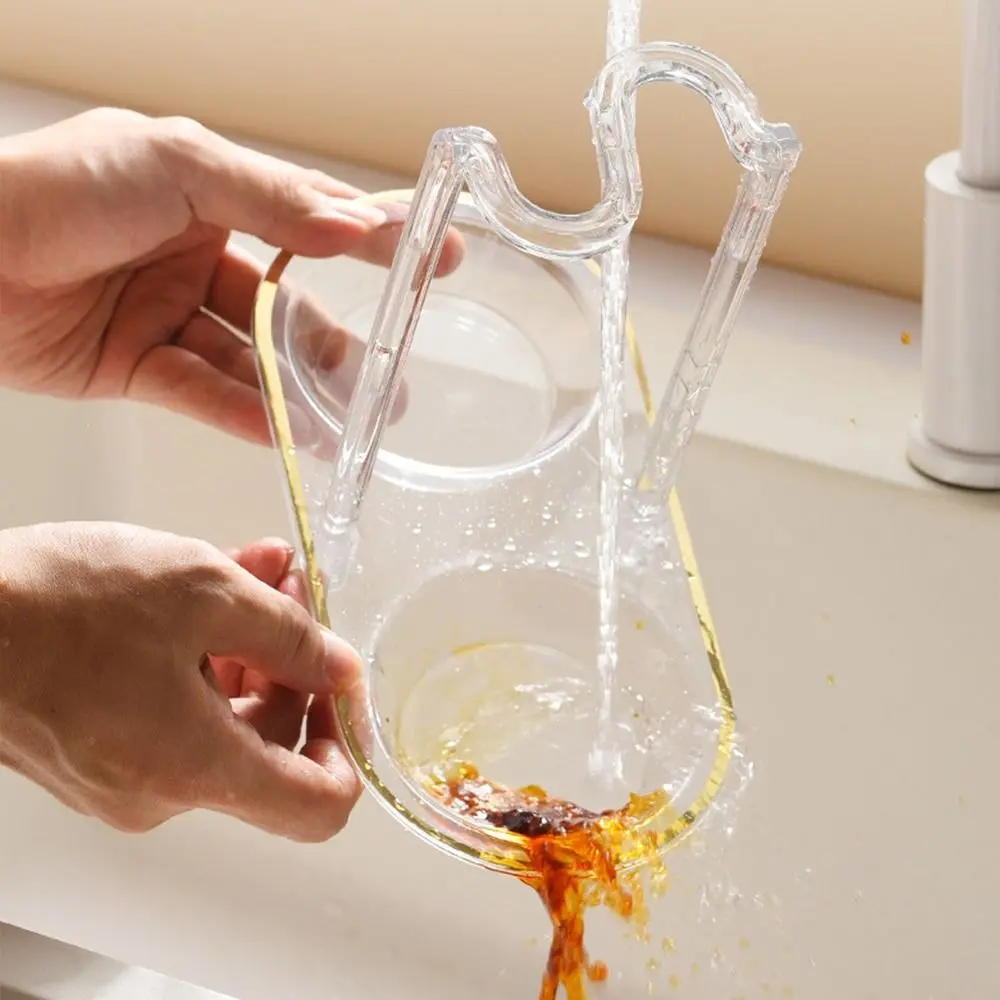 

Многофункциональная бытовая подставка для ложки для супа, зажим для ложки для супа, лопаточка, инструмент для хранения ложки, поднос для ложки для приготовления супа, прозрачный