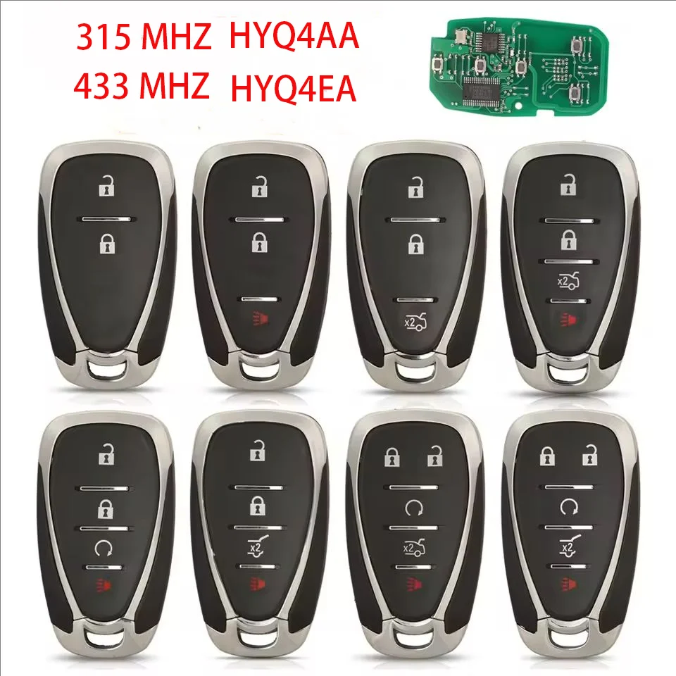 HYQ4AA HYQ4EA 315/433MHz ID46 Car Remote Key For Chevrolet Camaro Volt Blazer Traverse Camaro Cruze Malibu Sonic Equinox Spark