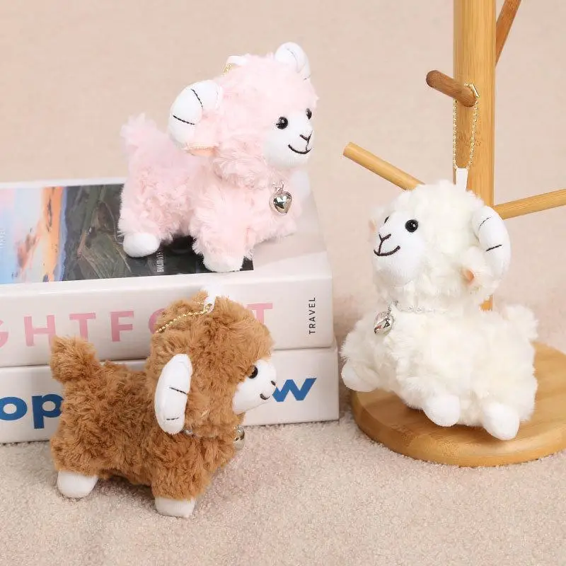 New Goat Plush Toys Sheep Doll Simulation Goat Plushie Toys Stuffed Animals Sheep Doll Home Decor Kids Toys