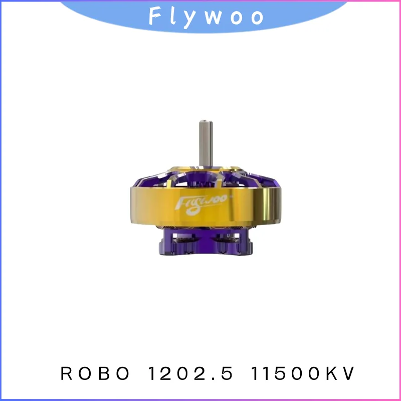 

Flywoo ROBO 1202.5 11500KV Бесщеточный двигатель, высокоэффективный сверхлегкий двигатель FPV для сборки дронов с зубочистками 2-3 дюйма