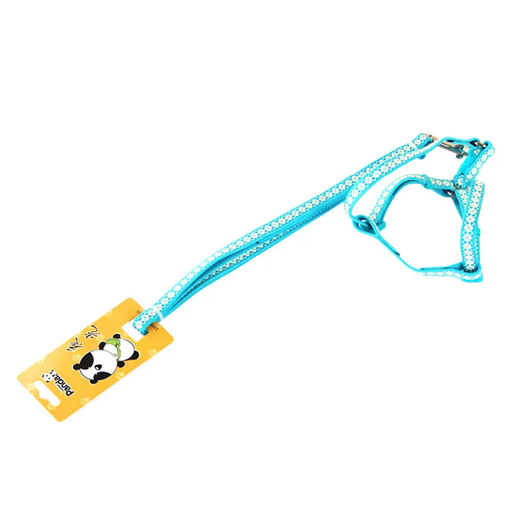 كلب المقود عاكس محبوك مقاومة للاهتراء خفيفة الوزن دائم في الهواء الطلق القط هريرة المشي حبل جرو التدريب المقود #4