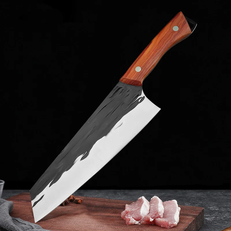 Professional Kitchen Chef\'s Knife Stainless Steel Boning Chopper Butcher Beef Meat Cleaver Vegetable Cutter Kitchen Knives