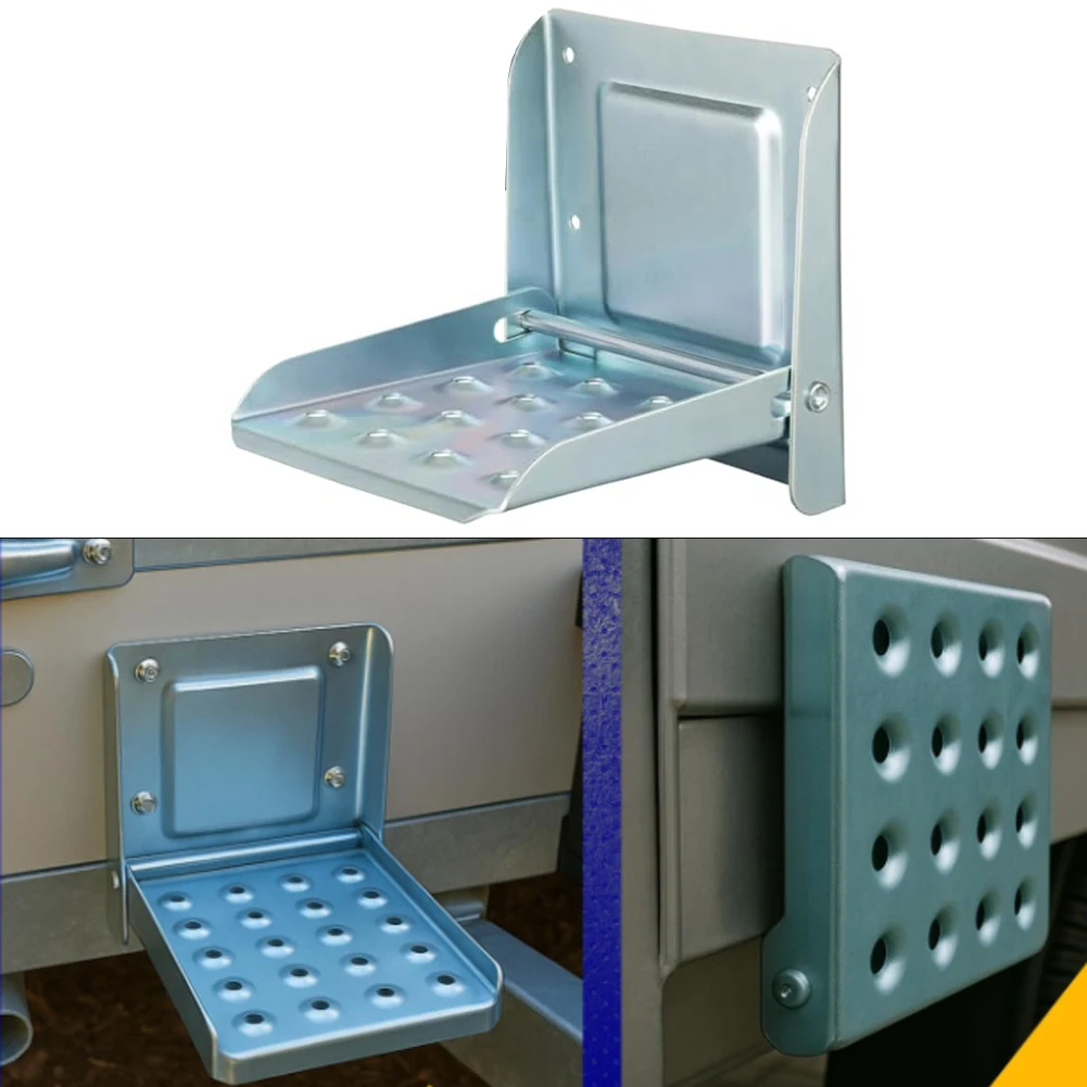 

Folding Truck Bed Step Anti-Slip For Trucks Trailers Campers Vans Back Rear Foot Step T-Step BedStep Tailgate Foot Board Bar