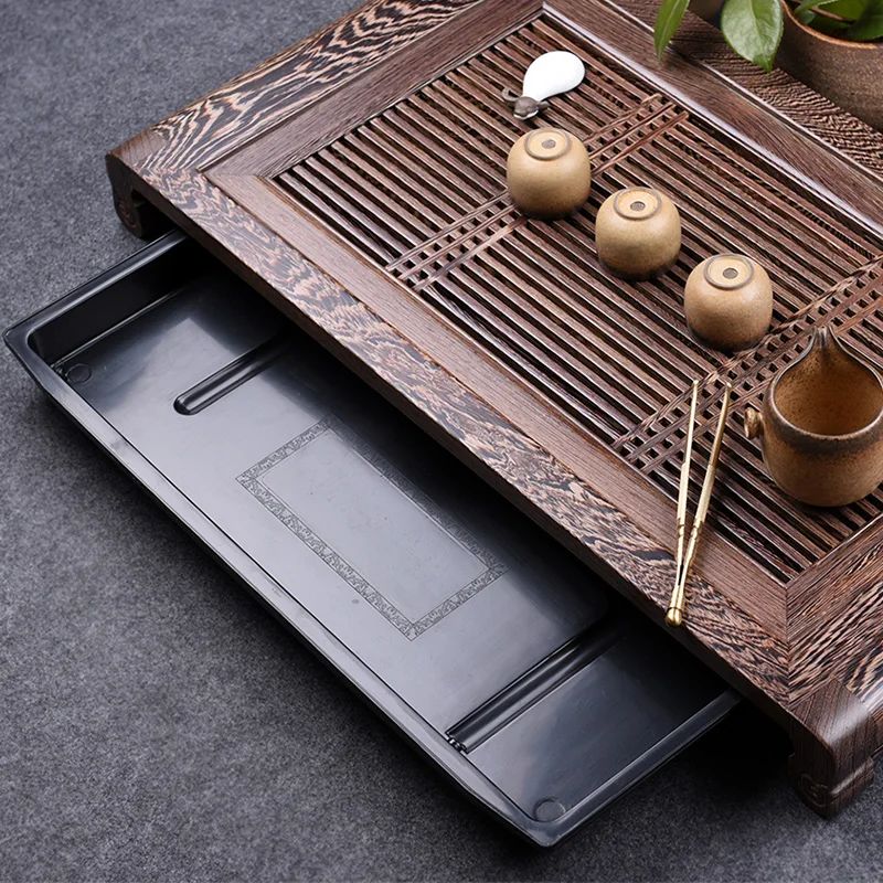 

Serving Drainage Tea Tray Drip Table Accessories Saucer Storage Wooden Tea Tray Coffee Tableware Bandeja Madera Home Products