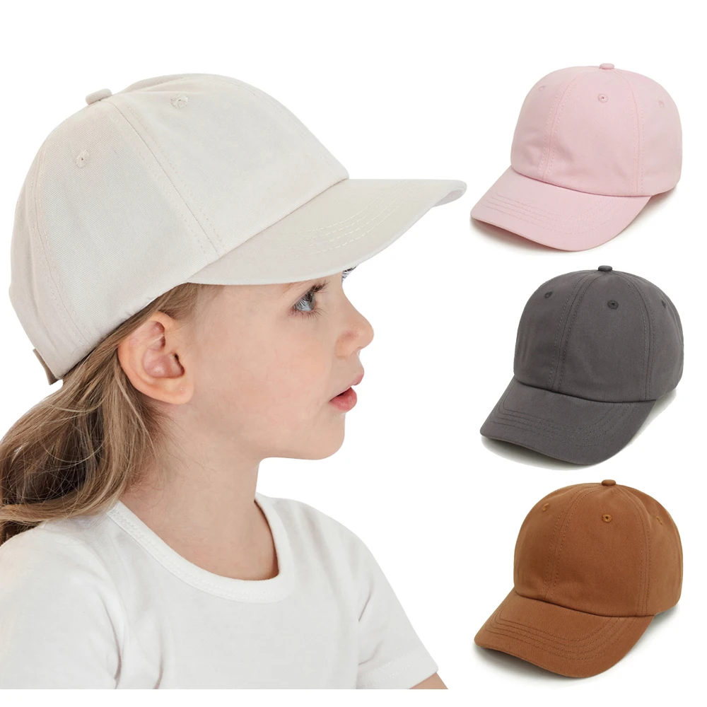 Fashion Baby Sun Hat Summer Kids Baseball Caps Adjustable Travel Children Hats for Girls Boys Accessories 8M-5Y