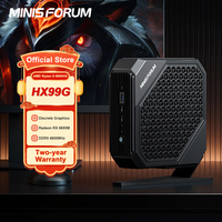 MinisForum HX99G Mini PC Gaming Windows 11 AMD Ryzen 9 6900HX Radeon RX 6600M DDR5 32GB 1TB SSD 8K USB4 Desktop Gaming Computer