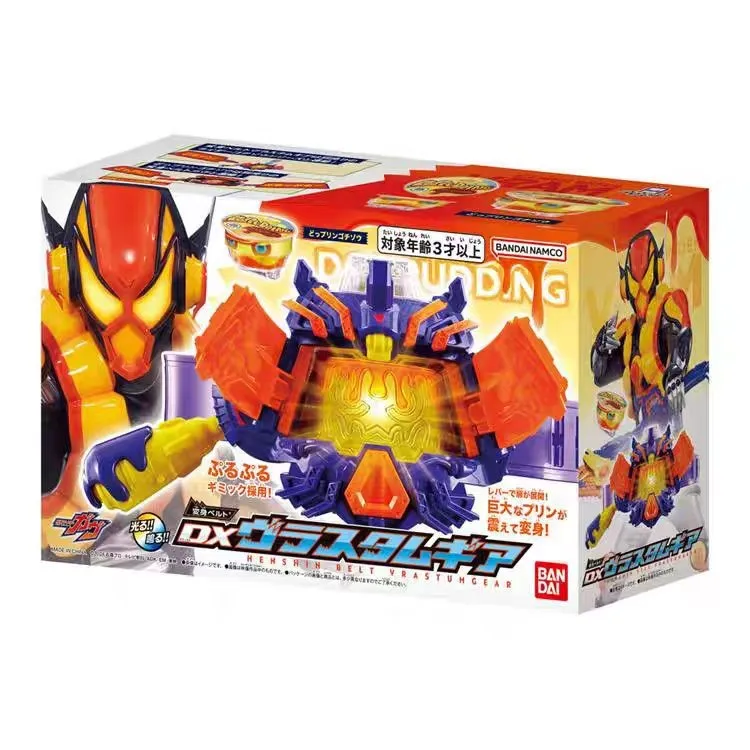 Original Bandai Dx Kamen Rider Gavan Triplets Bram Transforming Belt Pudding Stuffed Collectible Anime Action Figure Toys Gifts