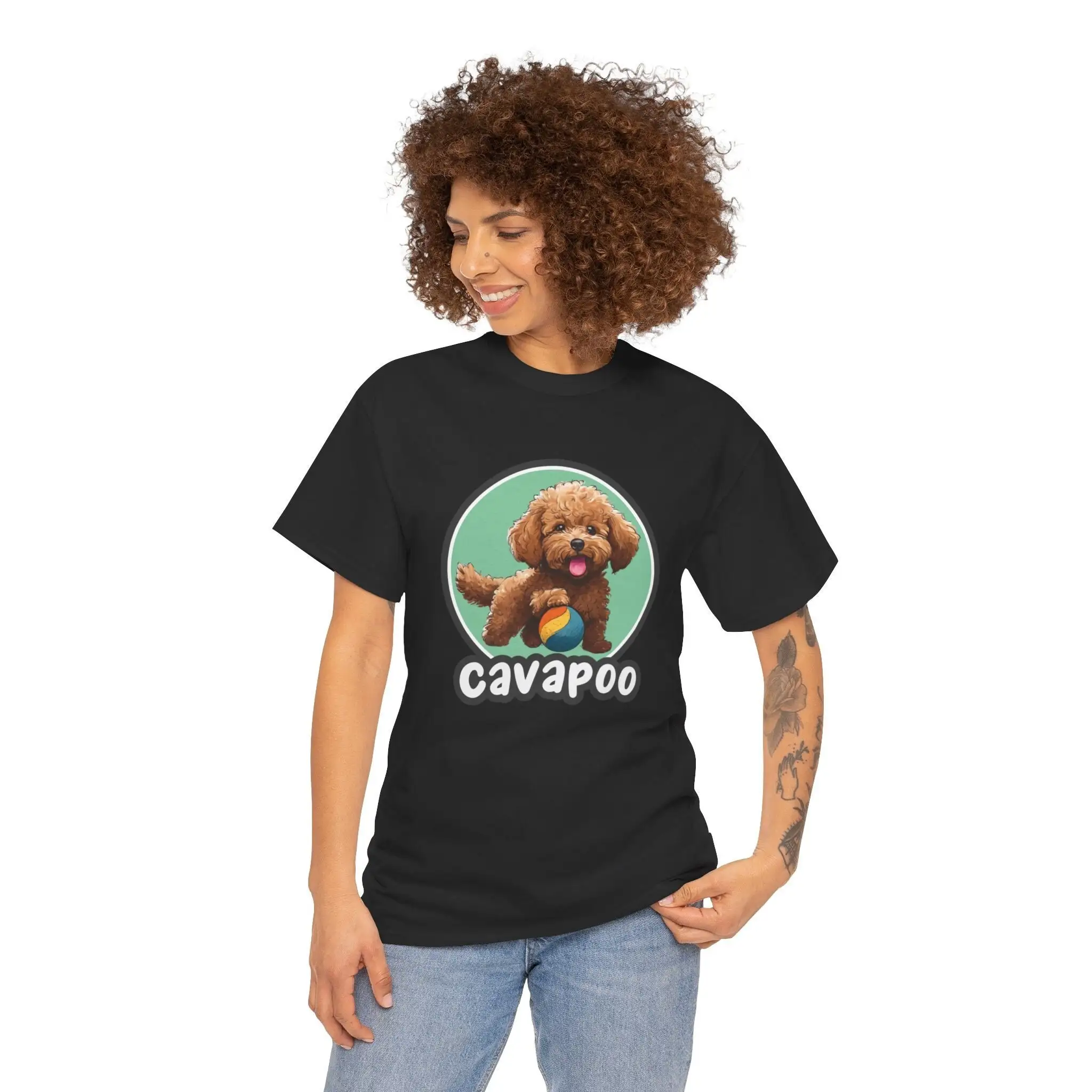 Cavapoo T Shirt Dog Lover Comfort Colors Sublimation Design Adorable