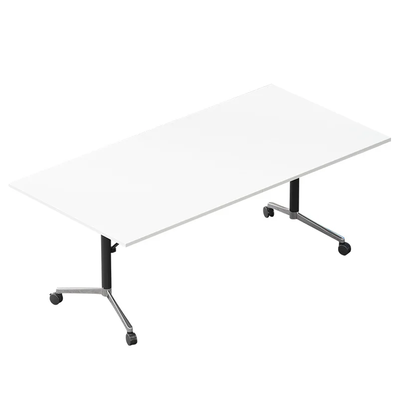 

Movable folding office conference Long strip table Splicing combination strip table Multifunctional training table