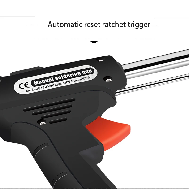 60W Automatic Electric Soldering Iron Tin Gun Hand-Held External Heating Automatically Send Tin Gun Welding Heating Repair Tools