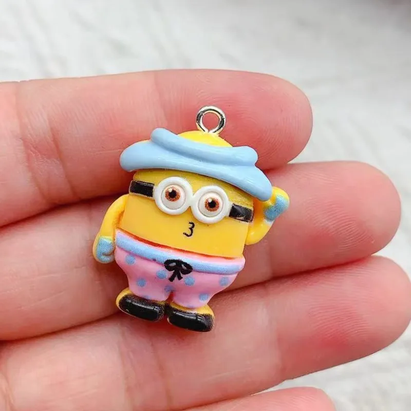 10pcs Resin Cartoon Charm for Jewelry Making Earring Necklace Bracelet Pendant Phone Diy Accessories Craft Supplies