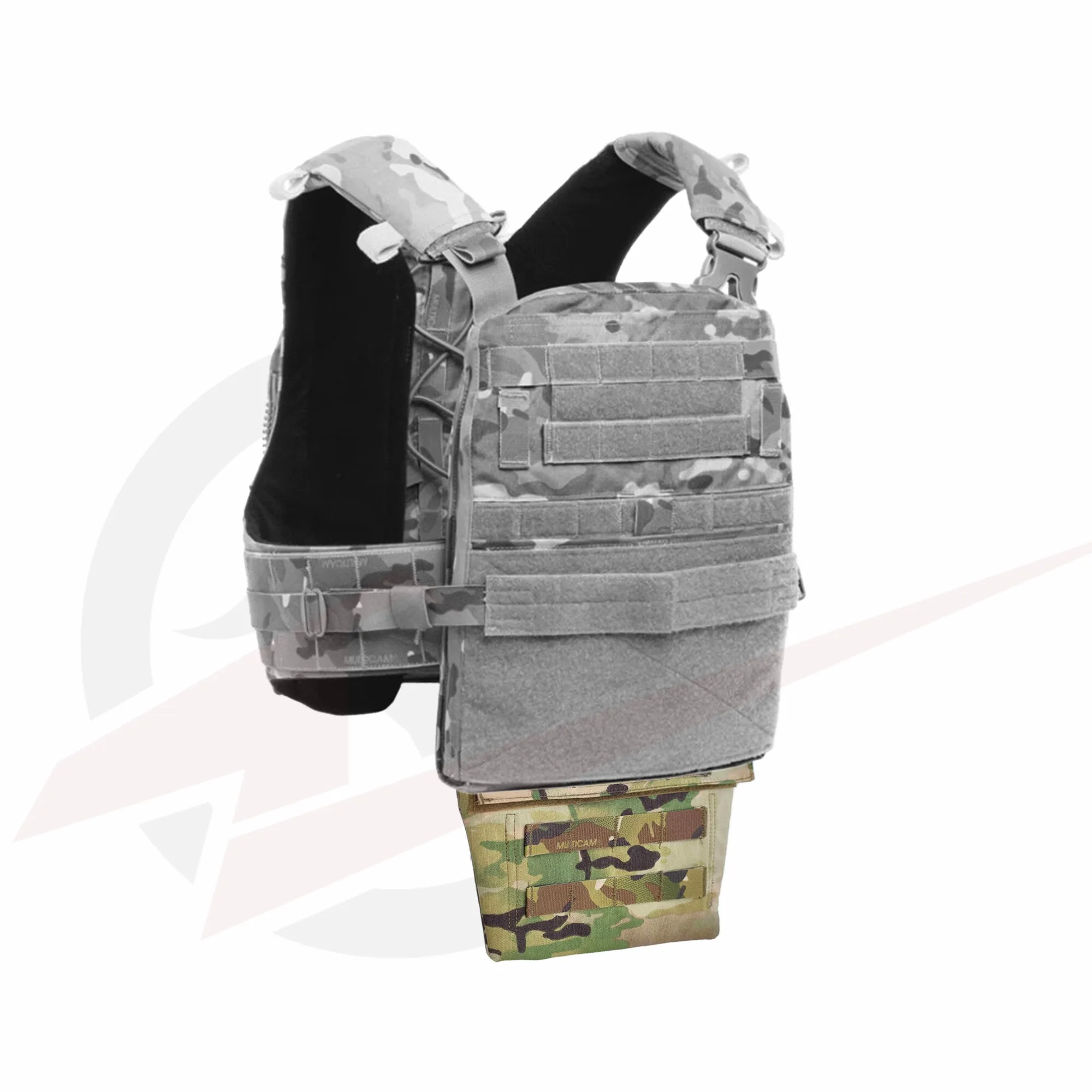 CP style lower abdomen bag for crotch protection
