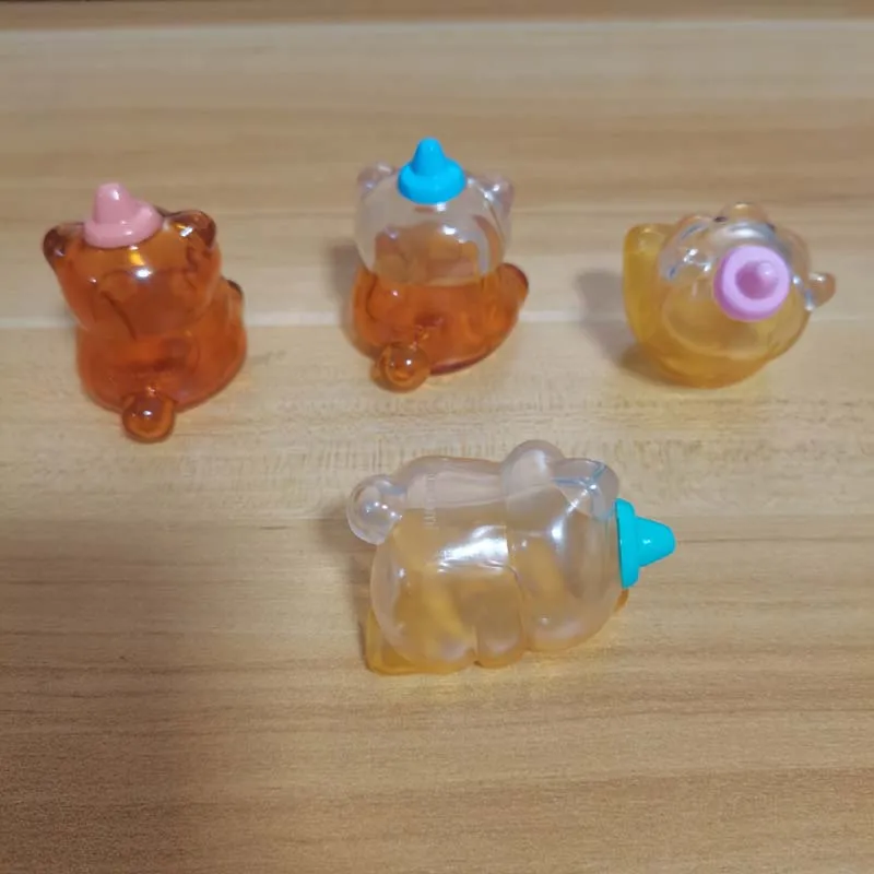 Bushiroad Japan Gashapon Capsule Toys Figure Cute Honey Bear Clear Tin Miniature Figurine Anime Kawaii Gachapon Gift