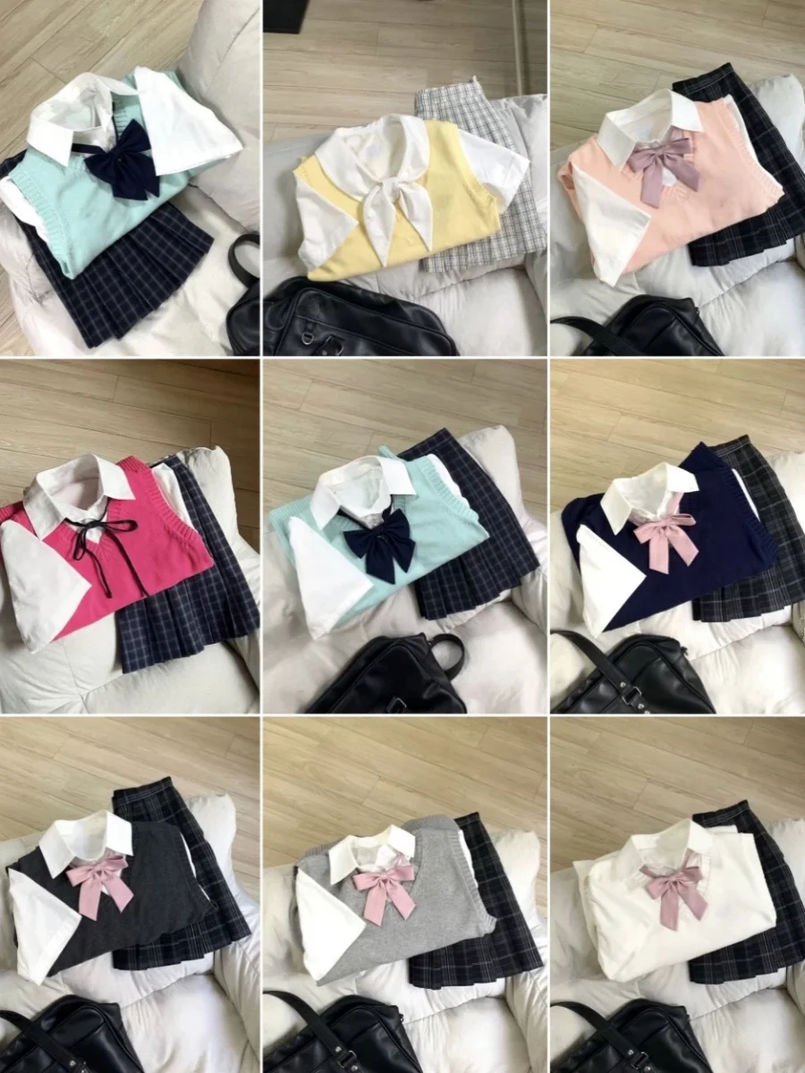 

Sweet Sle Jk orm Pure Color Pullover Vest Svel Women's Autumn Winter College Sle Faionable Top Women's irt