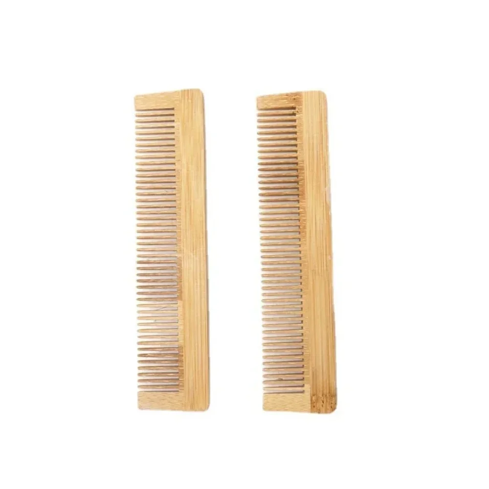 Peigne de Énergie en Bois de Bambou Antistatique Naturel, Brosses Capillaires, Soins Capillaires, Outil de Coiffure pour Homme, 1 Pièce