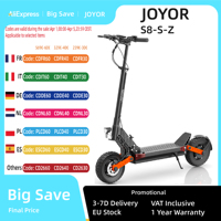 Joyor S8-S-Z Electric Scooter with Turn Signal 600W*2 Motor 48V 26Ah Battery 10-inch Tire 55km/h Max Speed Dual Hydraulic Brakes