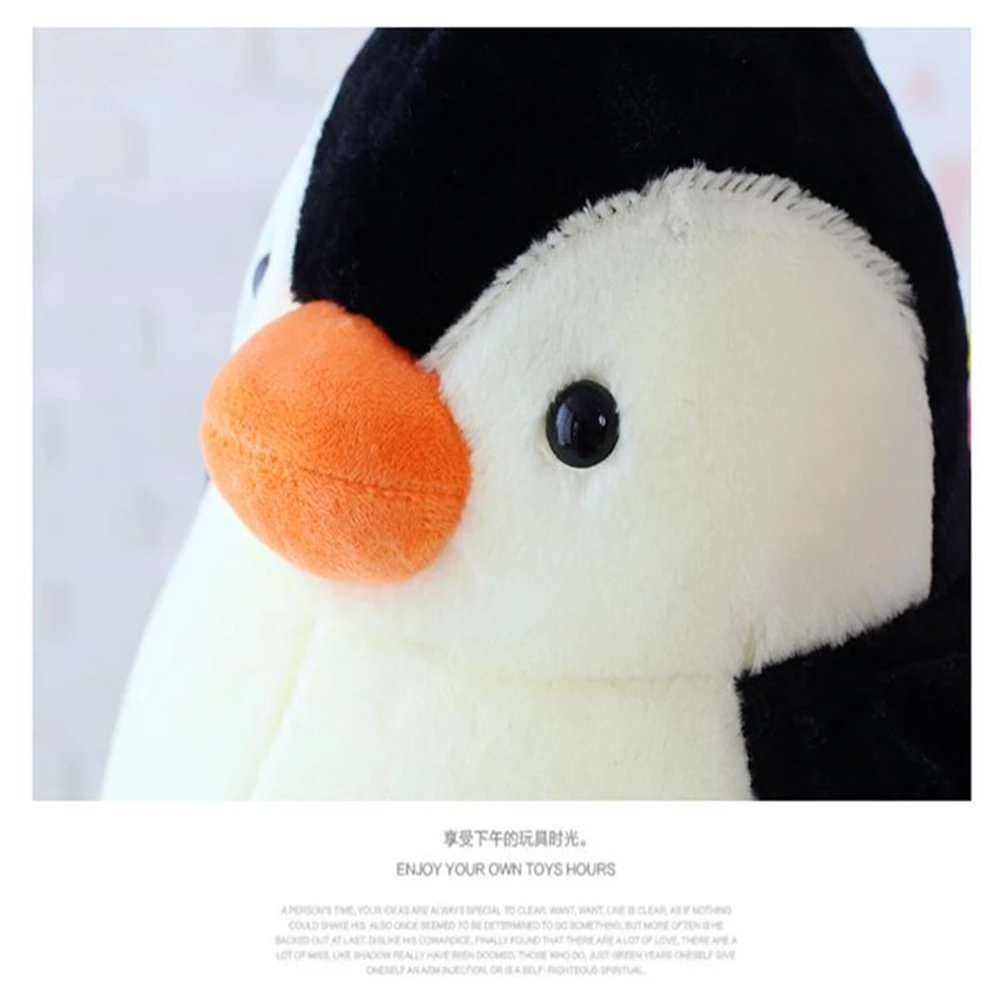 Brinquedo de pelúcia pinguim fofo para crianças, Costas do animal glaciar antártico, branco, mãe, bebê, boneca kawaii, presente de aniversário infantil, 20 cm, 30cm