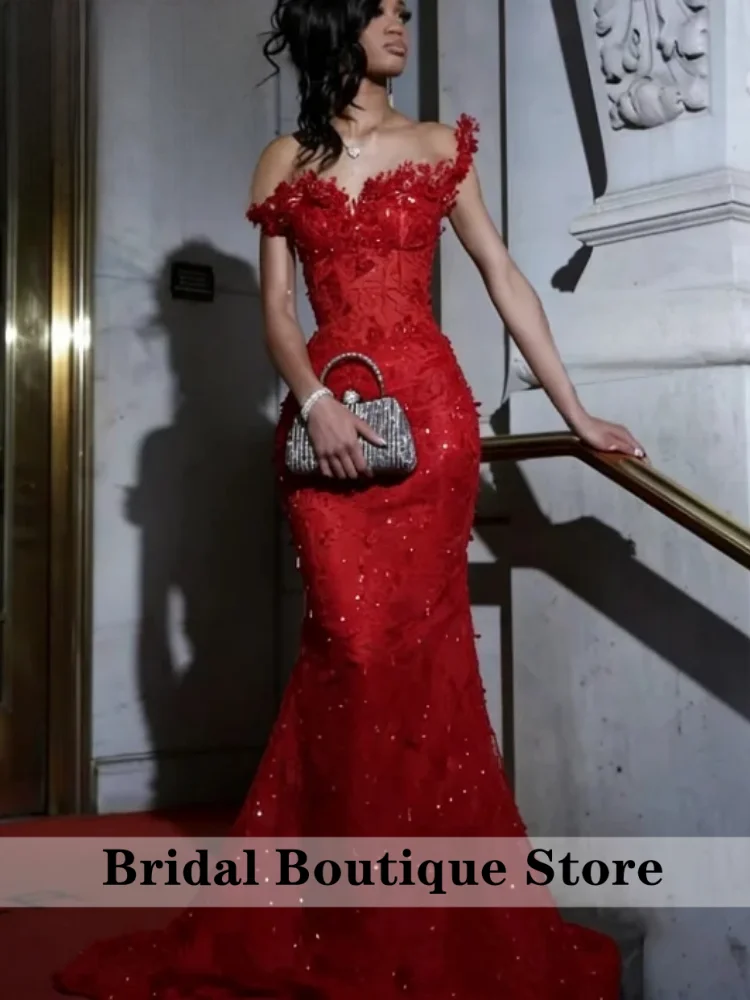 Bespoke Red Prom Dress 2026 Luxury For Black Girl Matric Dance Crystal Party Dress Wedding Party Evening Gowns Customized