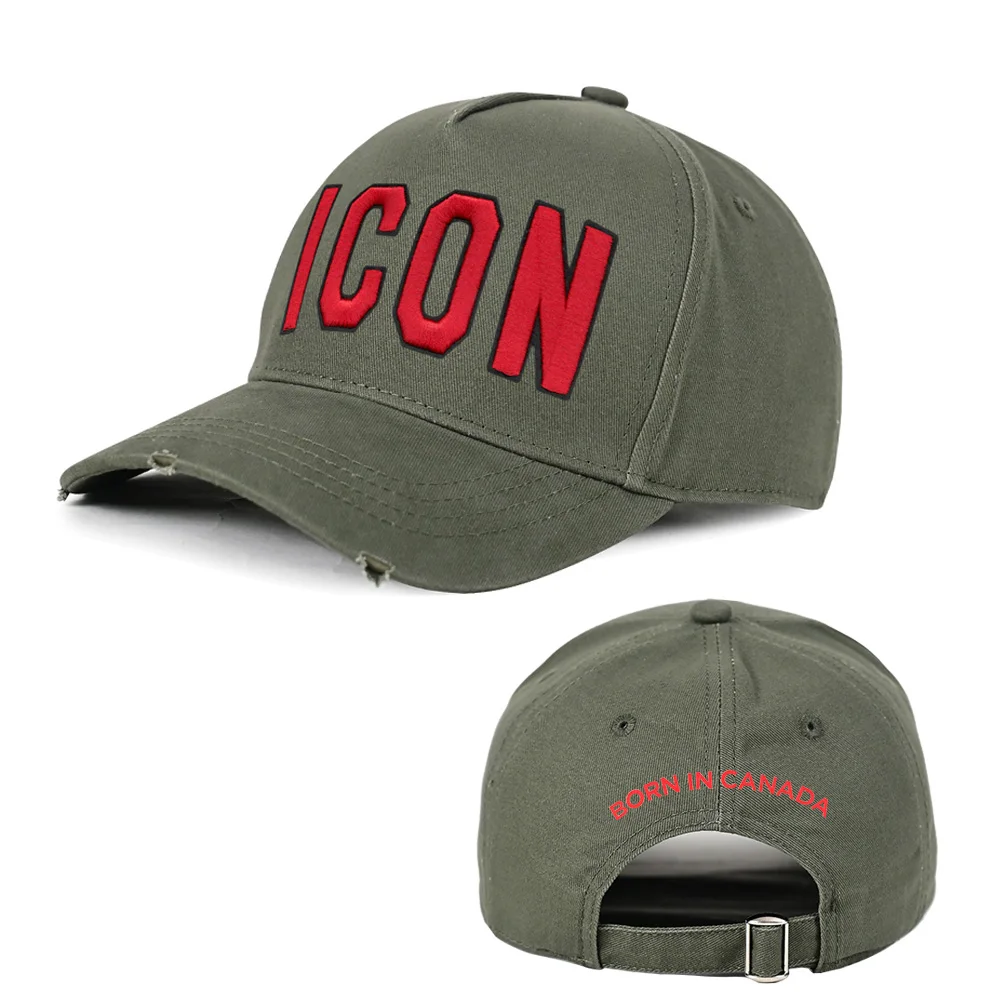 

ICON hat Mesh Summer Baseball Cap for Men Women Embroidery ICON Letters Dad Hat Hip Hop Trucker Cap Hombre Gorras Casquette