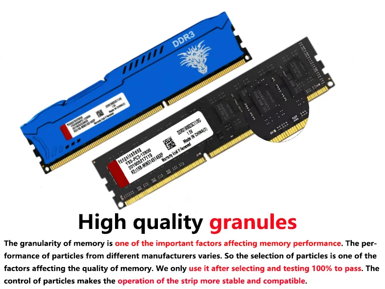 Memoria RAM DDR3 2GB 1600MHz 1.5V con disipador