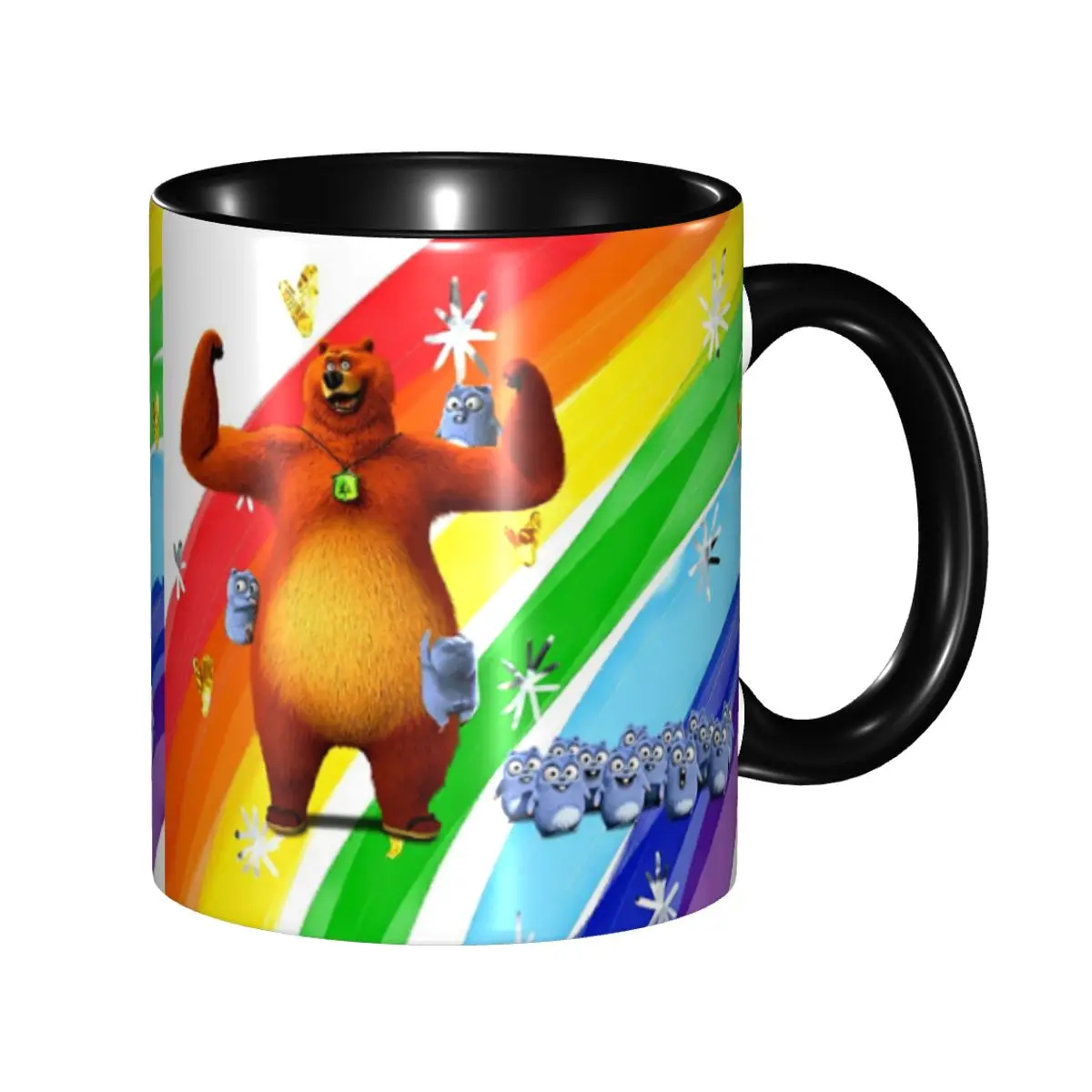 

Happy Lemmings Tabodi And Grizzy Kids Anime Mug Custom Ceramic Coffee Mug Creative Gift