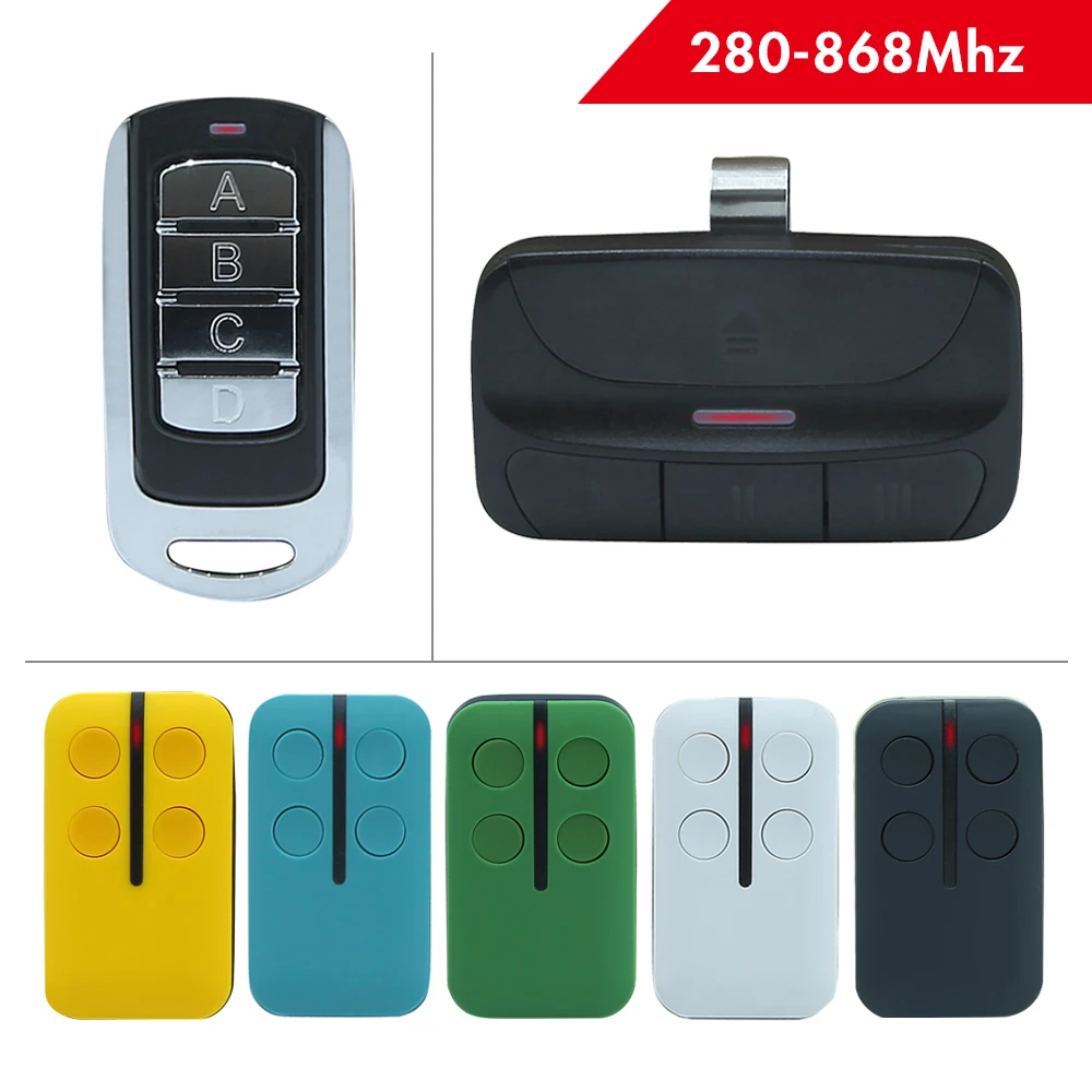 Newest Garage Door Remote Control Duplicator 280-868MHz Multi-Frequency Gate Keychain for Barrier Opener Variable Code Grabbe