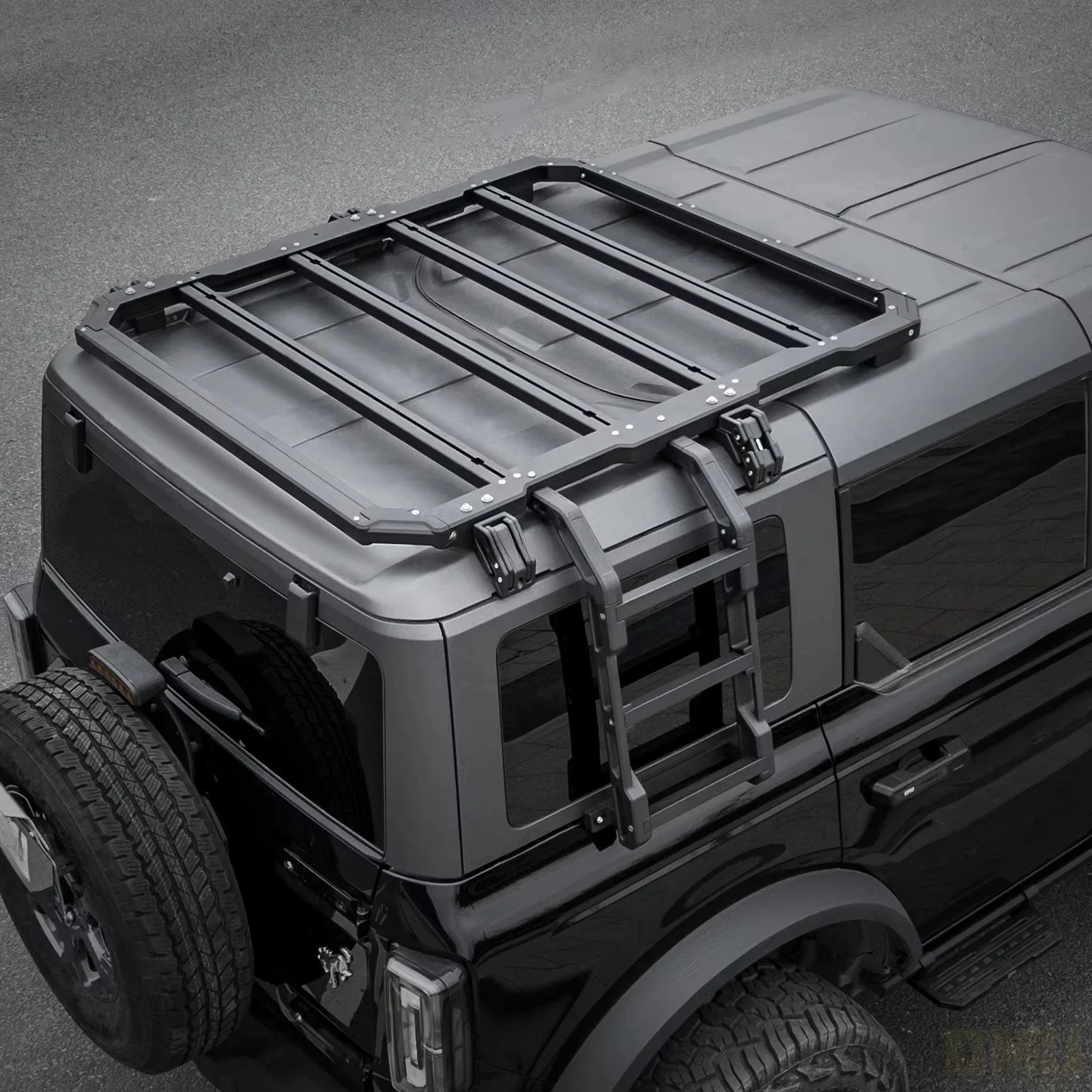 OMU Genesis Series Roof Luggage Rack for Bronco Accessories 4x4 Offroad Aluminum Roof Rack Multifunctional Roof Platform 4