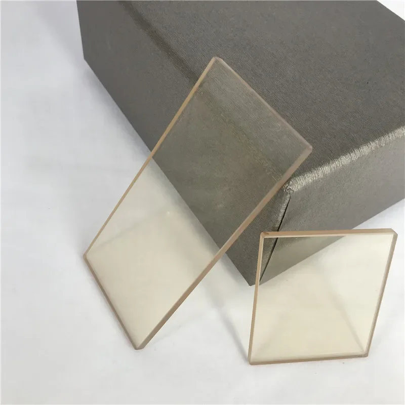 size 50X80mmHigh Temperature Resistant Transparent Microcrystalline Glass Fireplace special high temperature glass