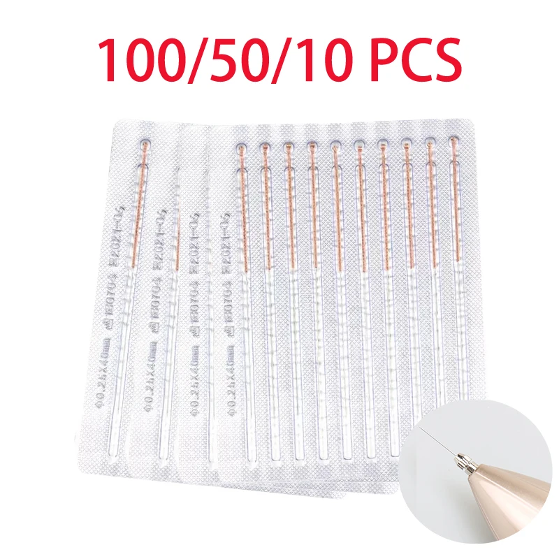 100 PCS Plasma Pen Needles For Spot Mole Freckle Tattoo Removal Point Pen Machine Beauty Equipment